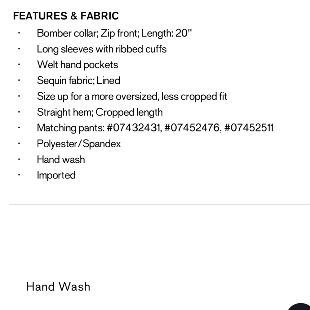 Sequin Bomber - Picture 2 of 14